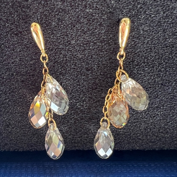 Swarovski Lagoon Pierced Earrings - Picture 4 of 5